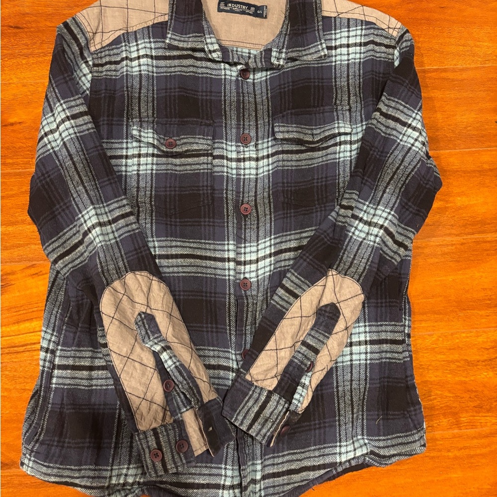 Legendary Whitetails Black and Tan Plaid Shirt